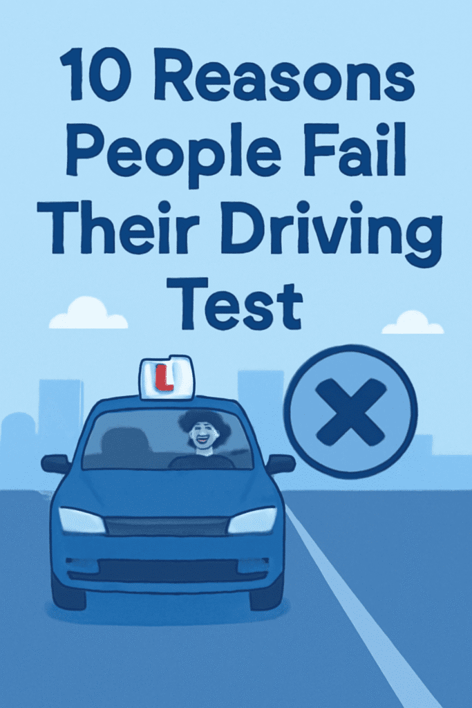 10 Reasons People Fail Their Driving Test