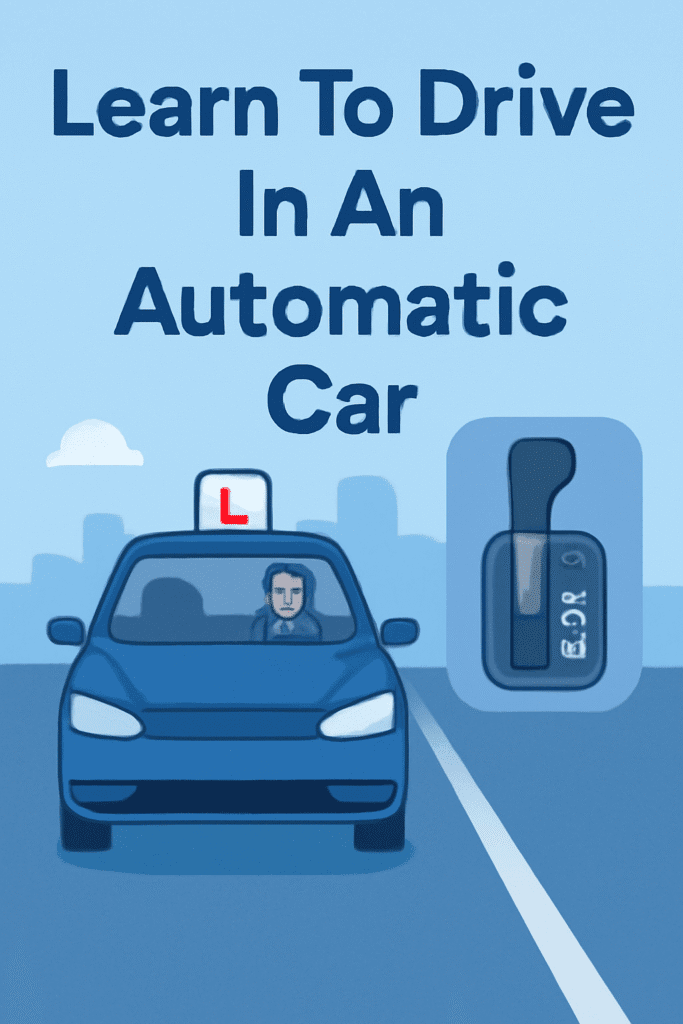 Learn To Drive In An Automatic Car