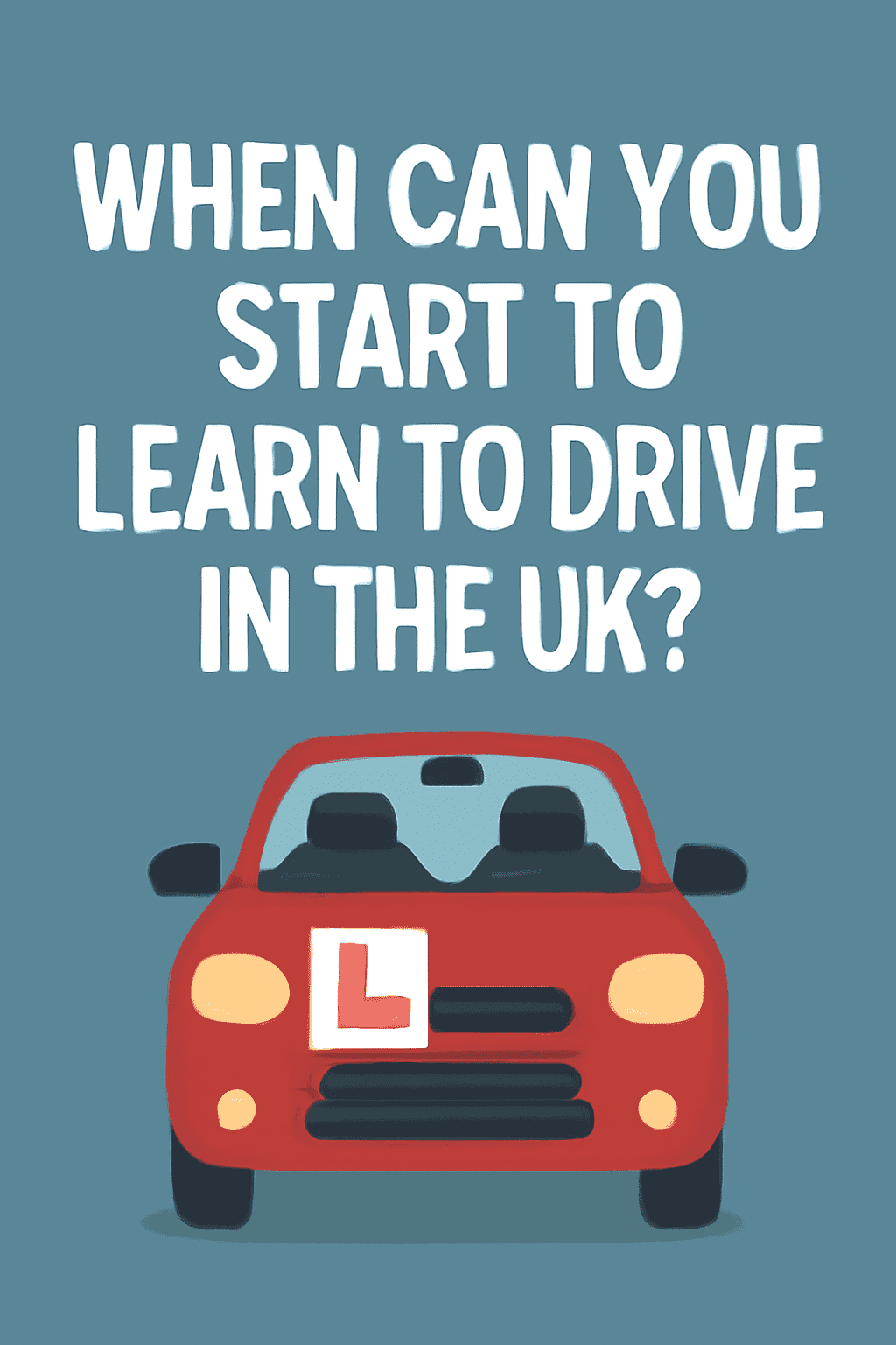 learning to drive in the UK
