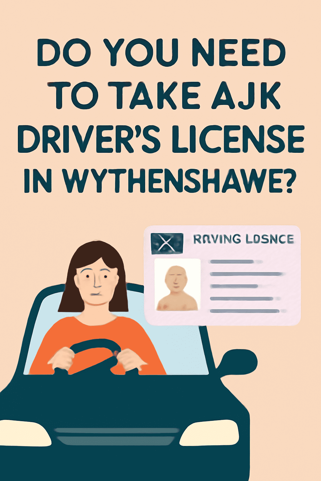 UK driver’s license Wythenshawe
