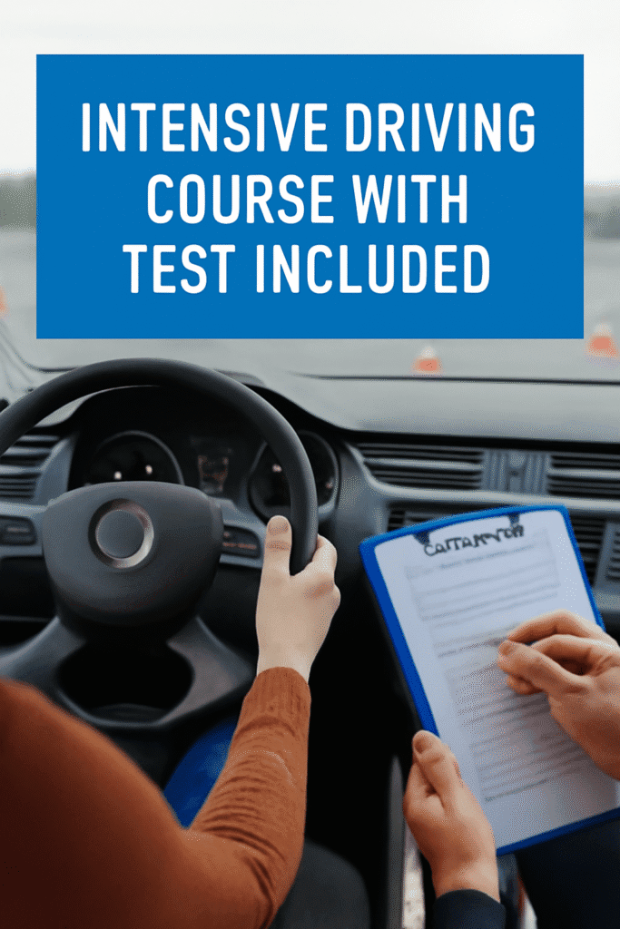 Intensive Driving Course with Test Included