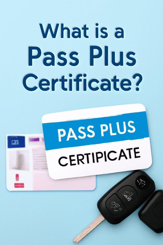 Pass Plus Certificate