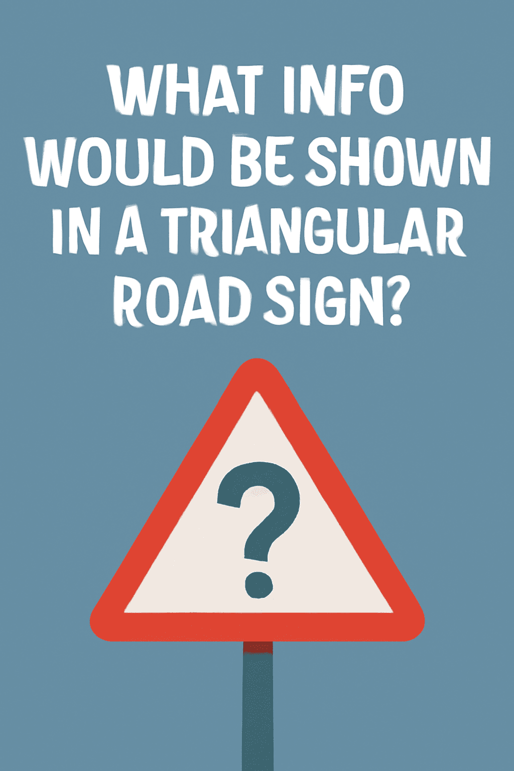 Triangular Road Sign