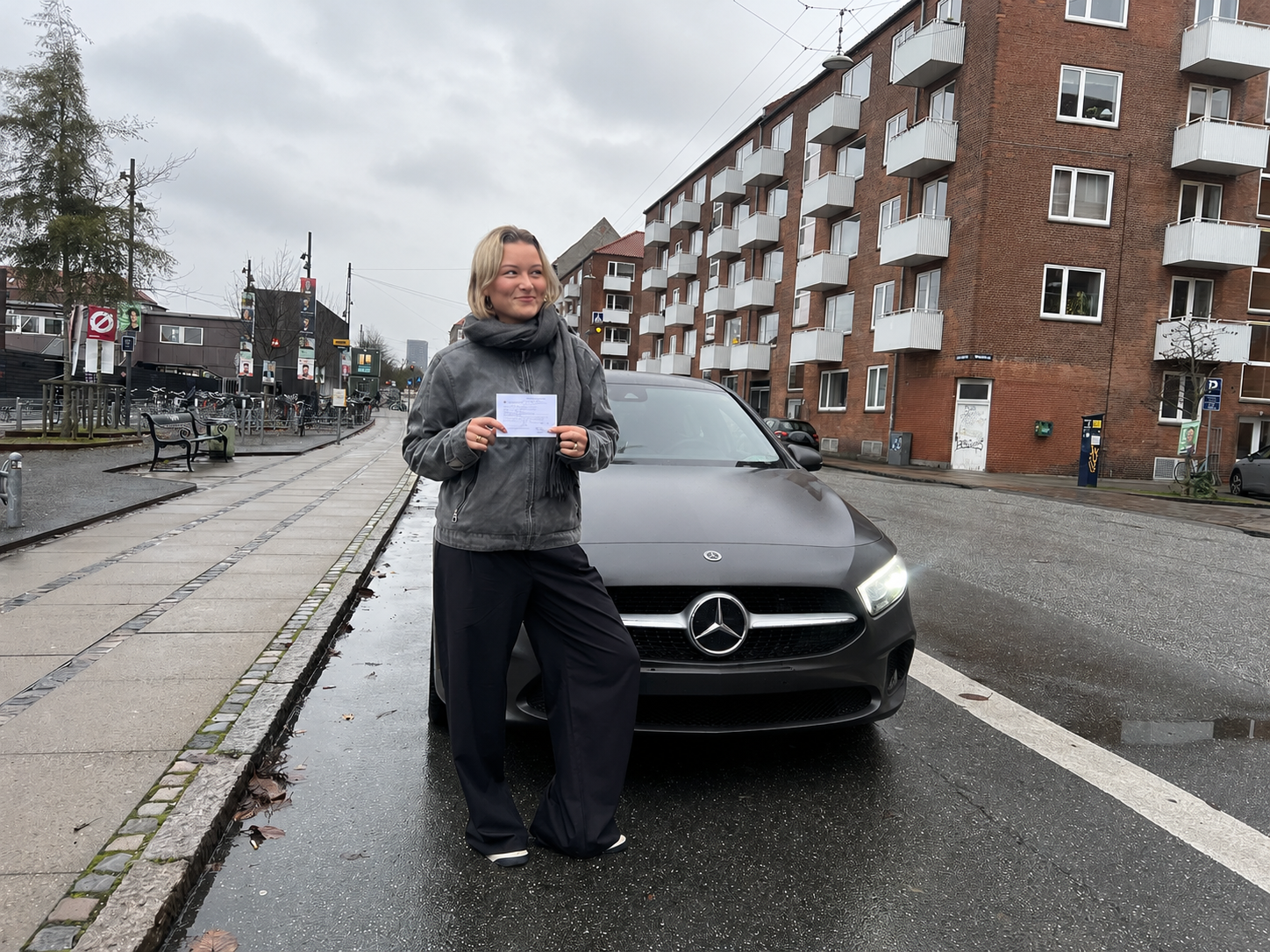 Driving lesson in Copenhagen