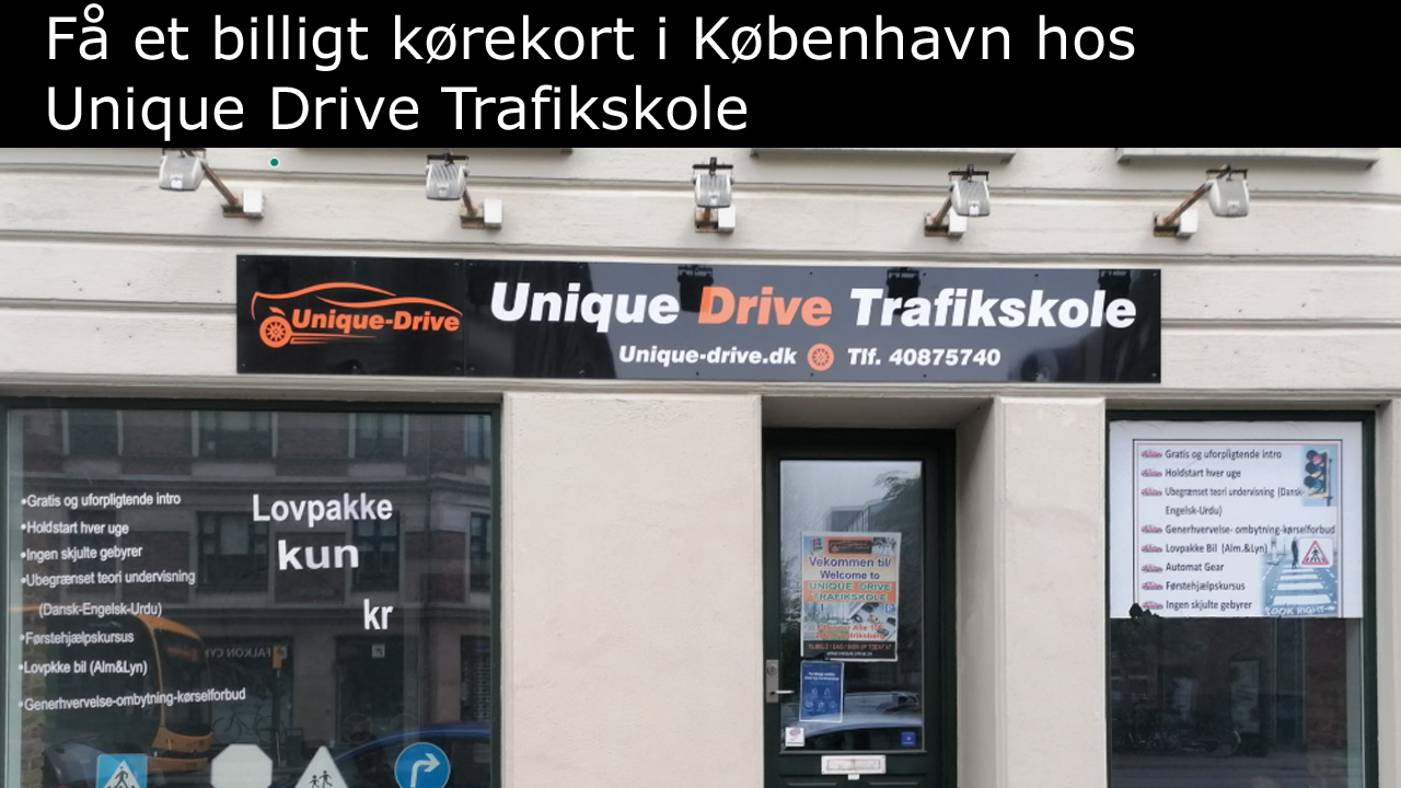 Pris på kørekort i København - Hvad du skal forvente i 2025