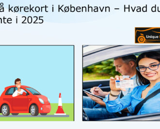 Pris på kørekort i København - Hvad du skal forvente i 2025