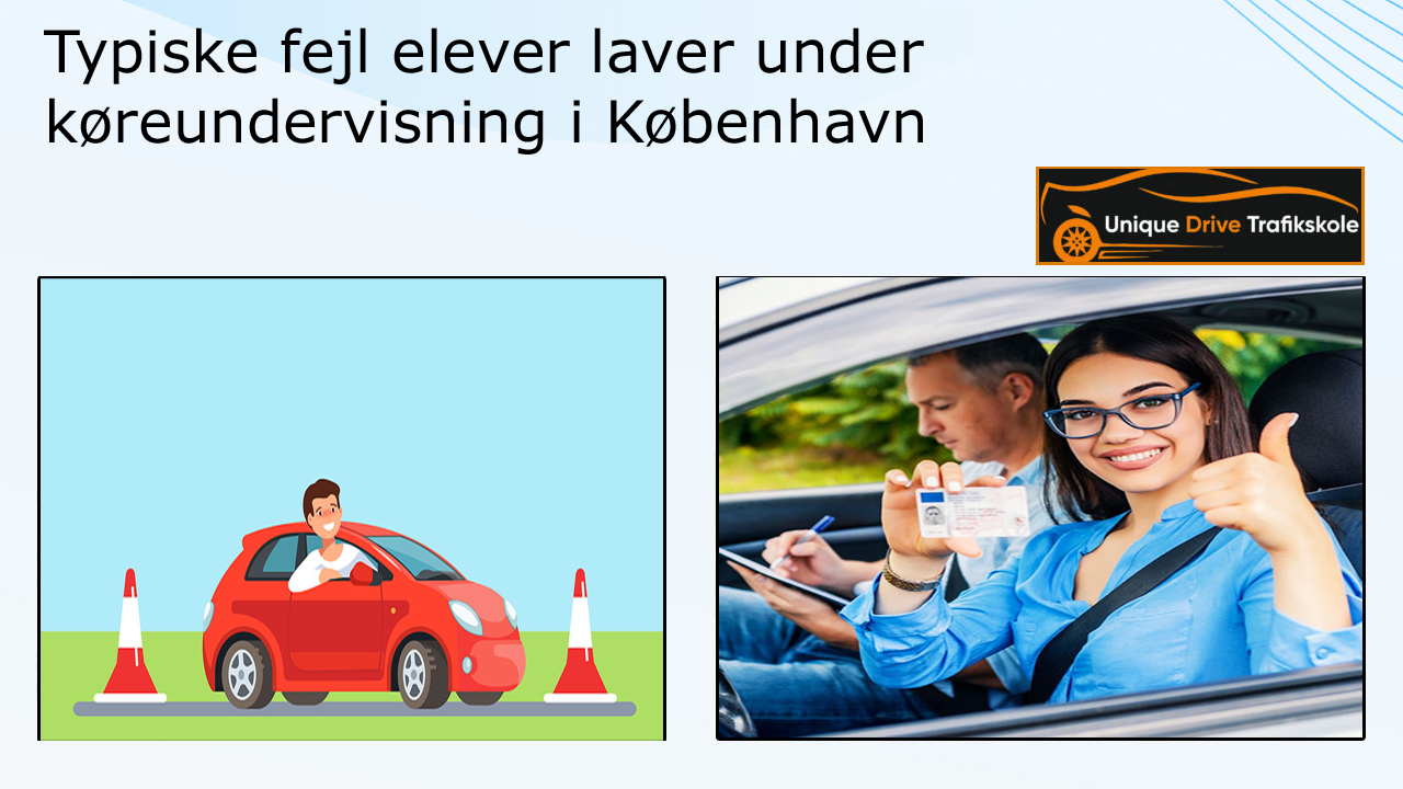 Typiske fejl elever laver under køreundervisning i København