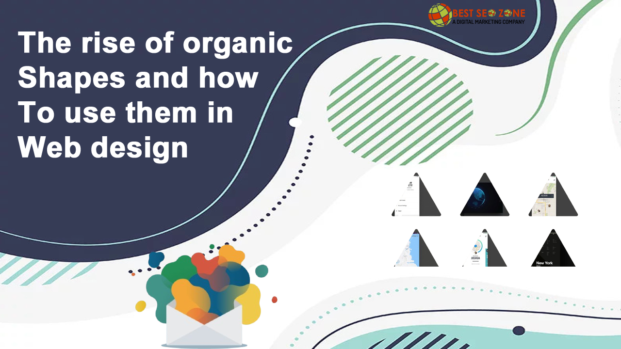 The rise of organic shapes and how to use them in web design